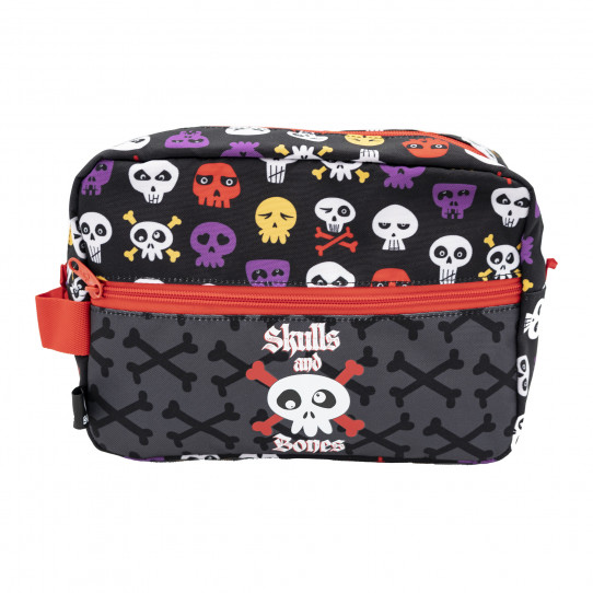 borsa da toilette skulls and bones