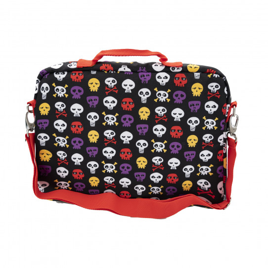 borsa porta pc skulls and bones