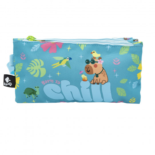 estuche escolar born to chill