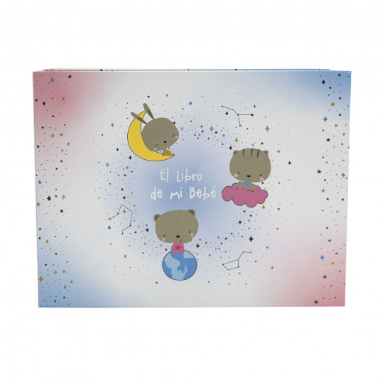 papeleria libro recuerdos bebe libro de mi bebé animalitos y estrellas