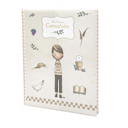 papeleria libros primera comunión libro de recuerdos primera comunion niño espiritual.