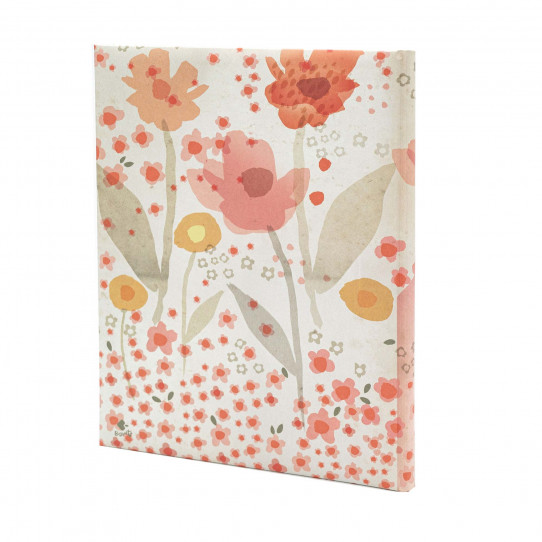 livro comunhao espanhol minina floral