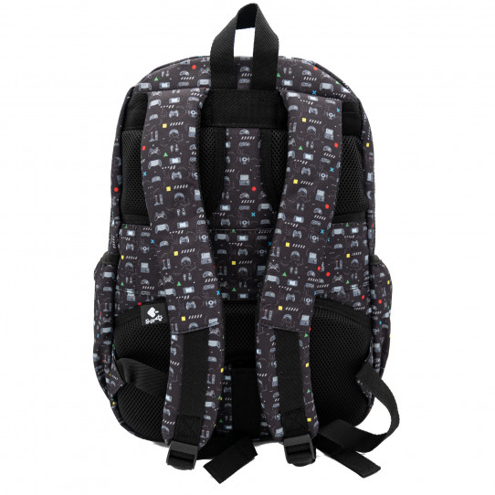 mochila escolar grande game over