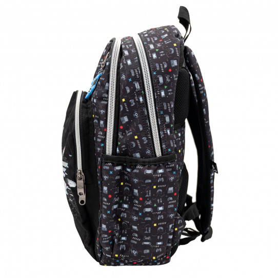 mochila escolar grande game over