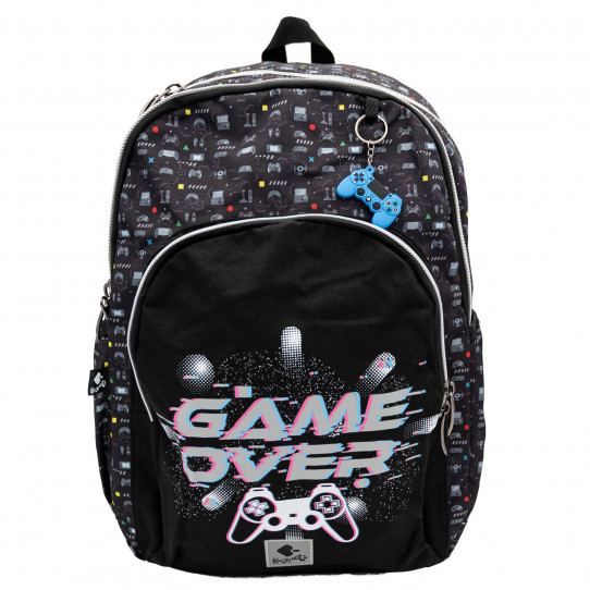 mochila escolar grande game over