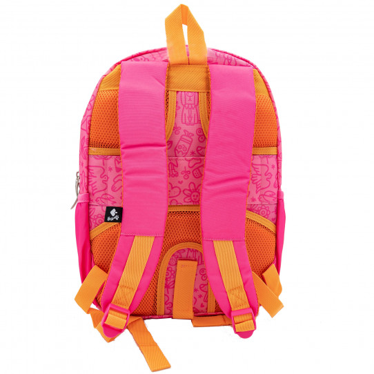 mochila escolar mediana happy people