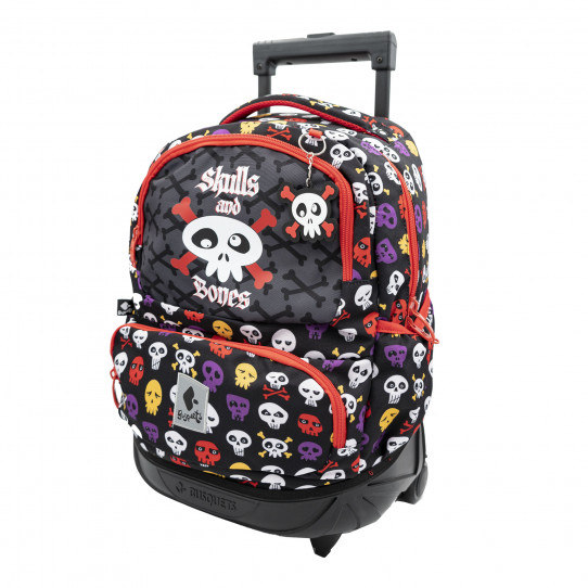 mochilas y complementos&nbsp;mochilas con ruedas&nbsp;mochila trolley skulls and bones