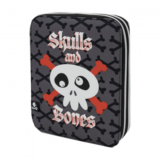 accessories et sacs a dos&nbsp;etui a crayons&nbsp;plumier crayon skulls and bones