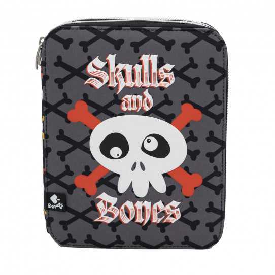 plumier crayon skulls and bones