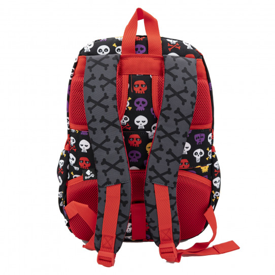 sac a dos scolaire double skulls and bones