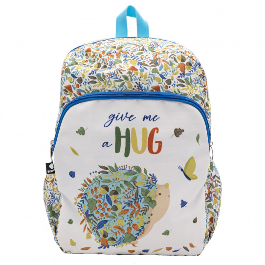school backpack kids hedgehog