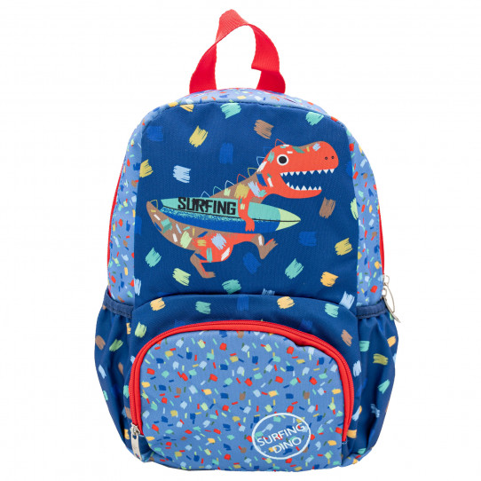 small backpack surfing dino kids