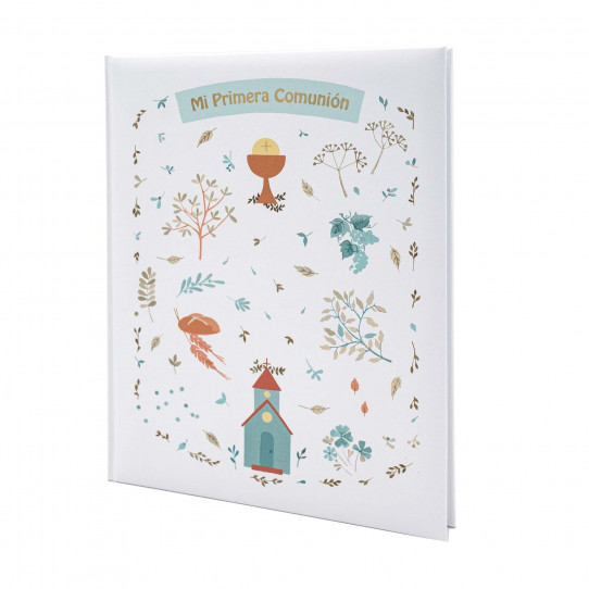 stationery scrapbook first communion spanish communion book church