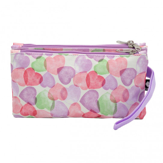 triple pencil case good vibes