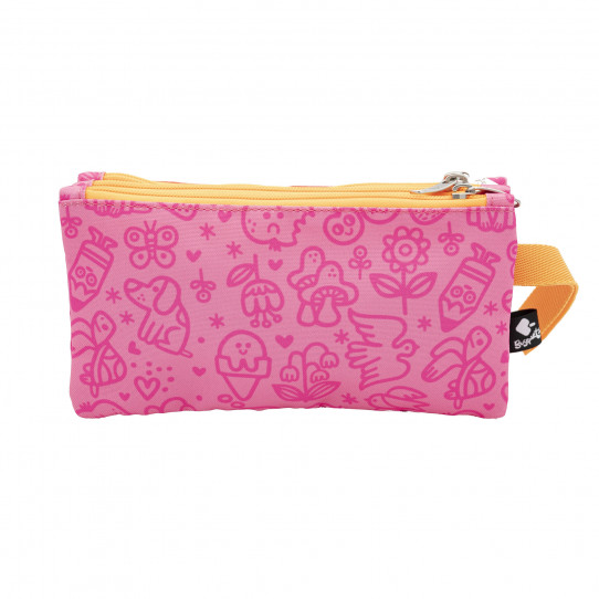 triple pencil case happy people