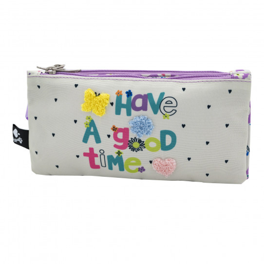 triple pencil case have a good time