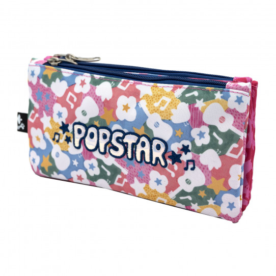 Triple pencil case Popstar