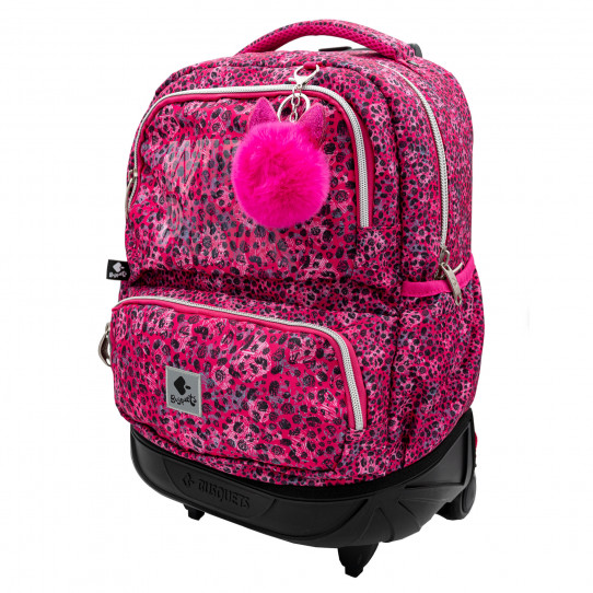 backpacks and accessorise backpack trolleys trolley backpack wild pink