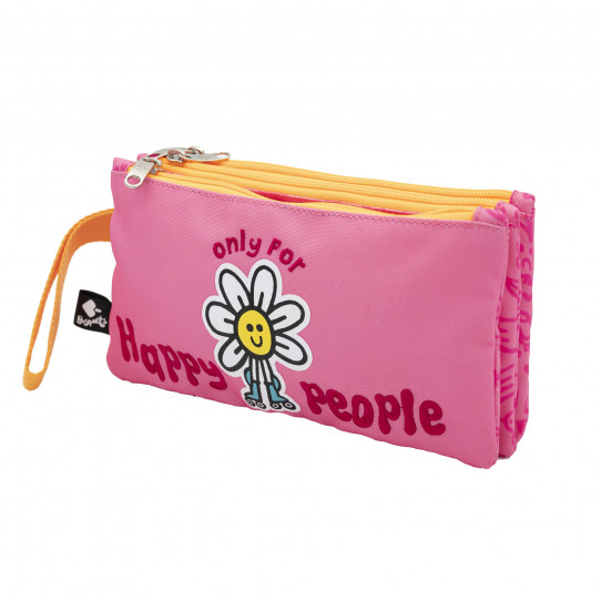 accessories et sacs a dos trousses scolaires trousse compartments happy people