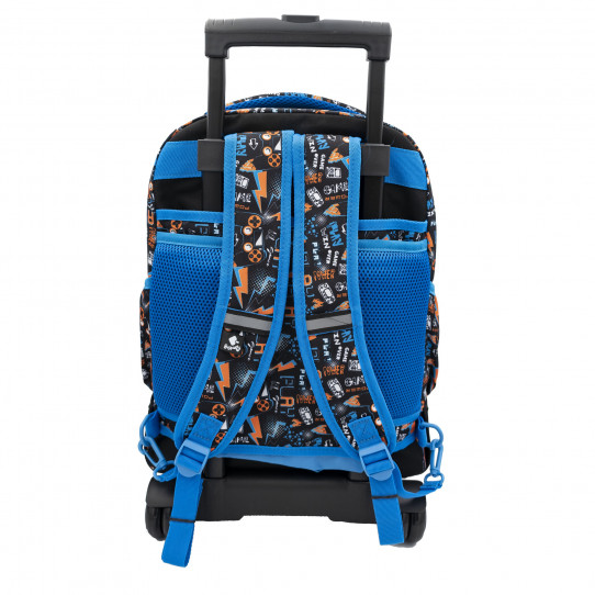 zaino doppio con ruote press start
