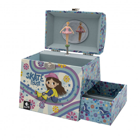 caja musical joyero skate power