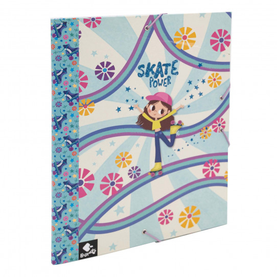 capa a4 caixa Skate