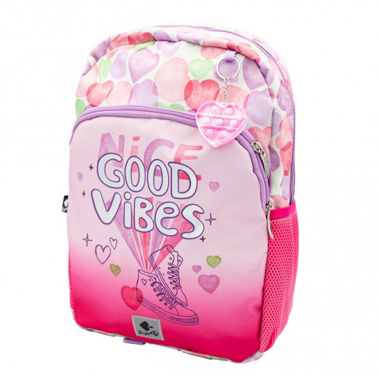 Medium school backpack Good Vibes