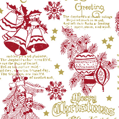 Papel de regalo de Navidad en rollos. Un regalo empieza a sorprender mucho antes de abrirlo.